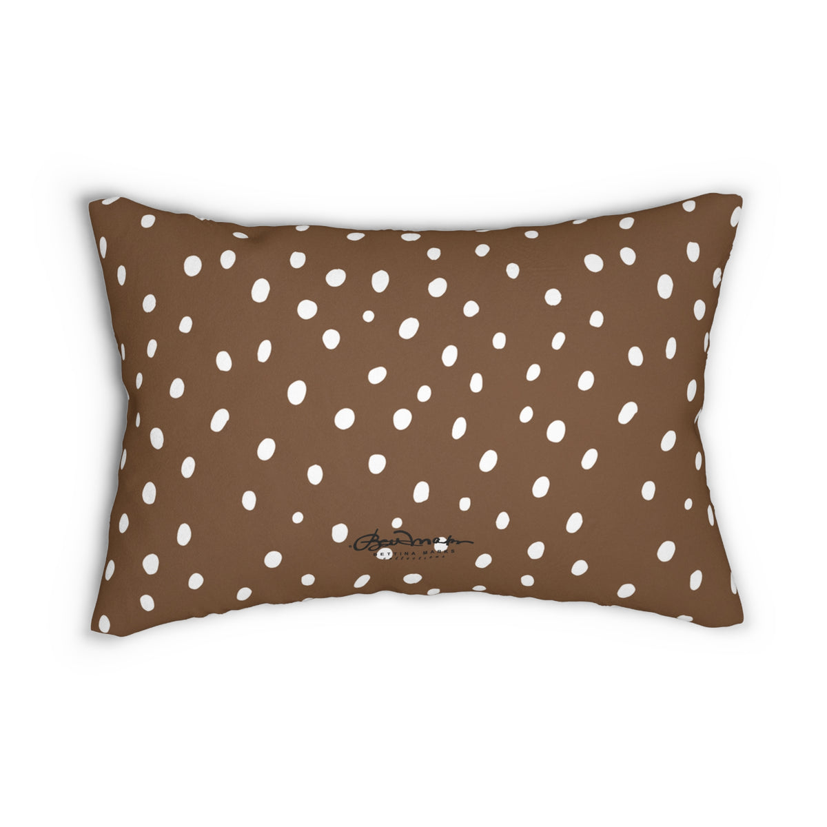 Brown Dalmatian Spots Pillow