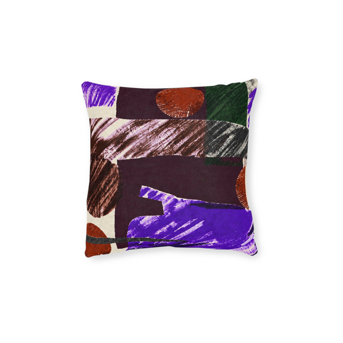 Abstract Engineered Square Pillow
