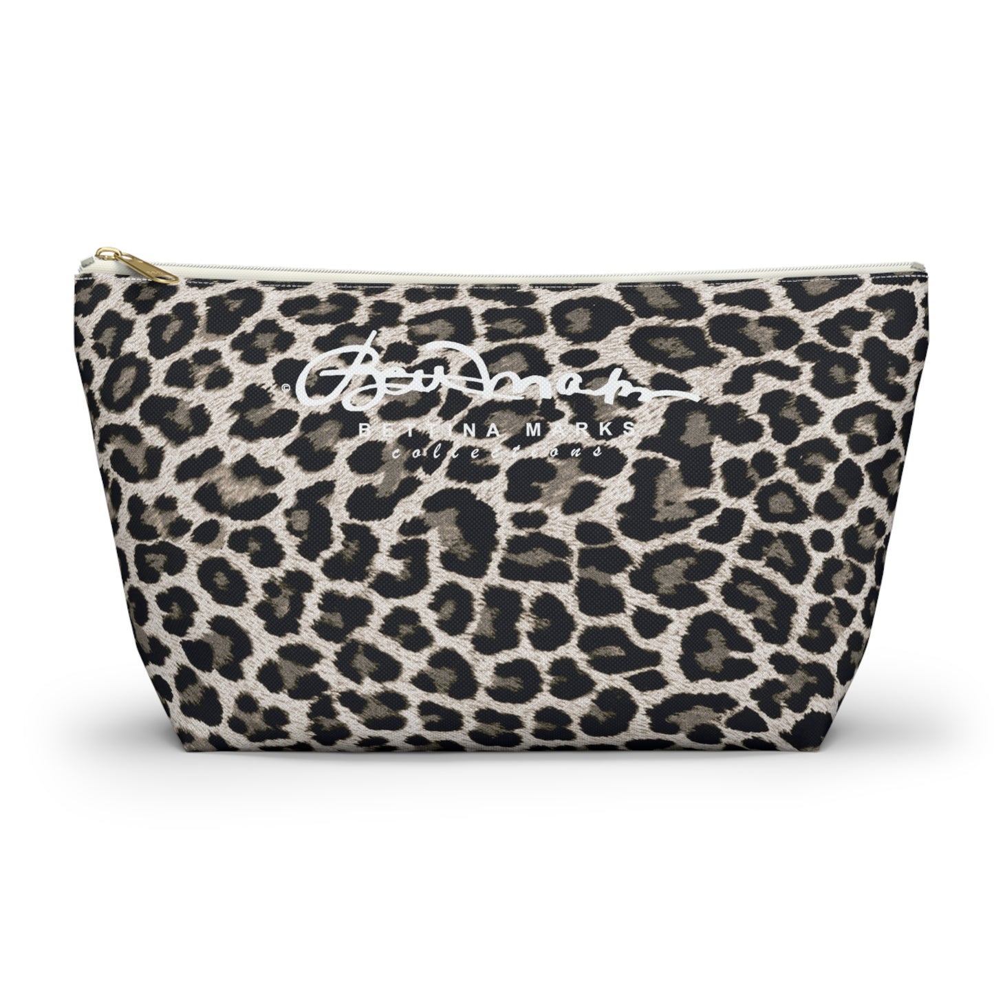Snow Leopard Accessory Pouch w T-bottom