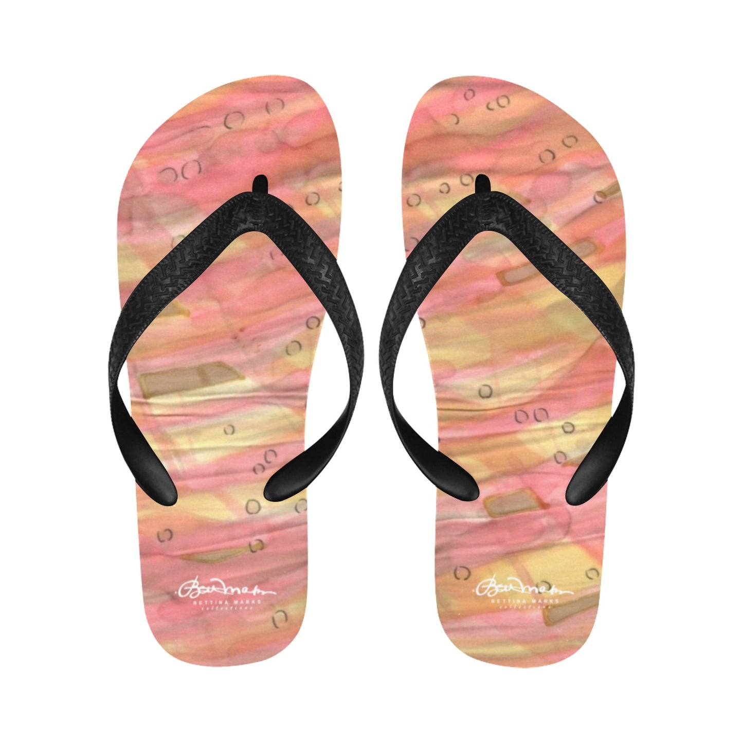 Dreamy Floral Flip Flops for Men/Women