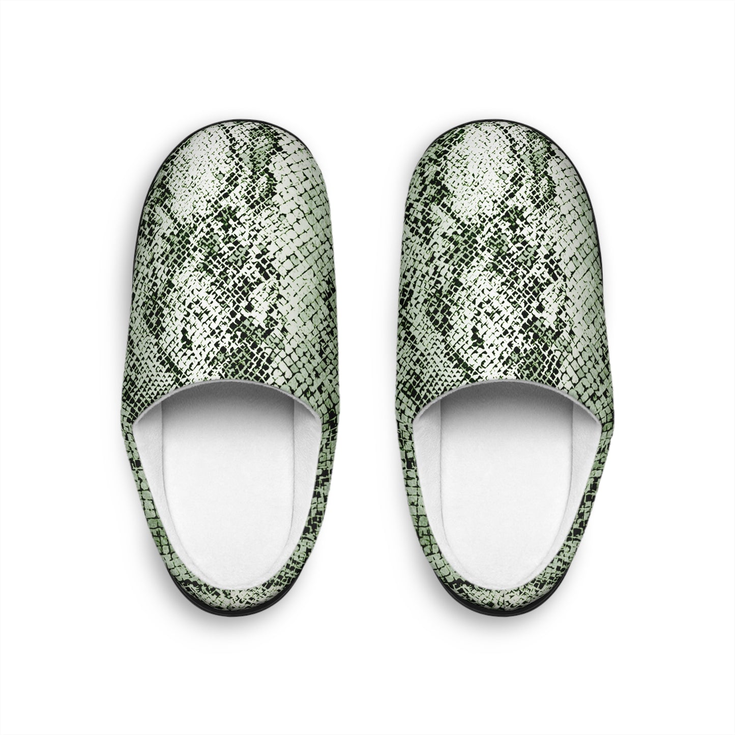 Sage Snake Skin Women's Indoor Slippers