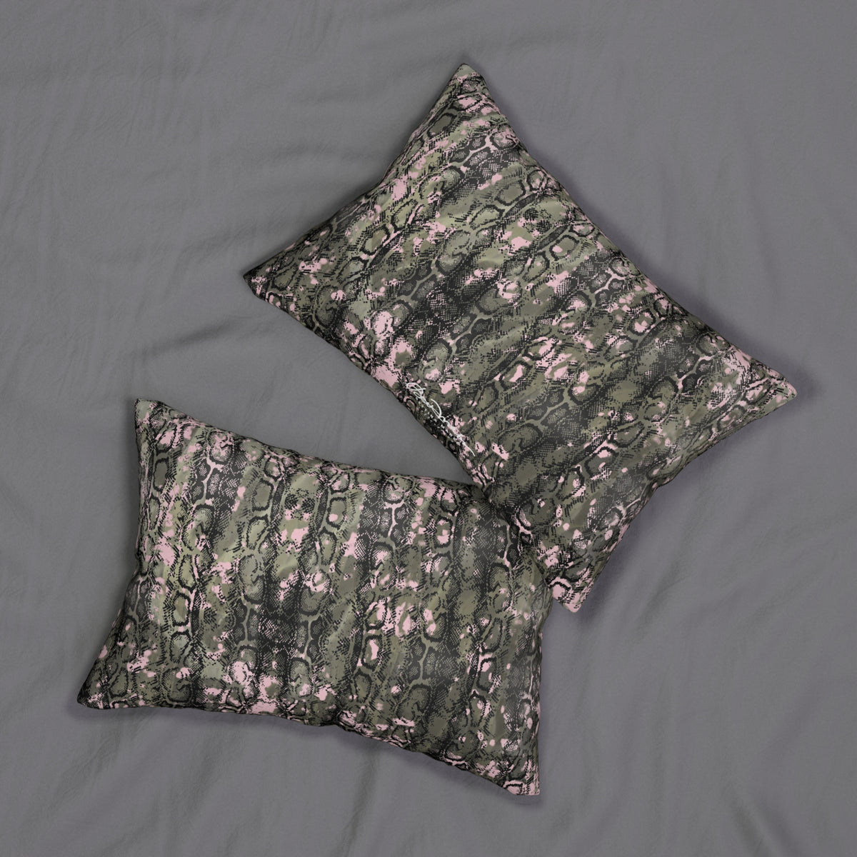 Pink Snake Skin Pillow