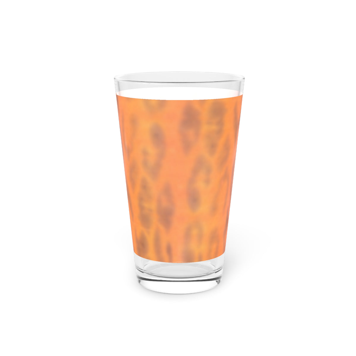 Ombre Leopard Pint Glass