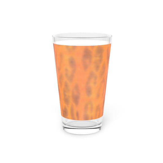 Ombre Leopard Pint Glass