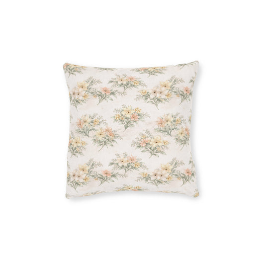 Royal Floral Square Pillow