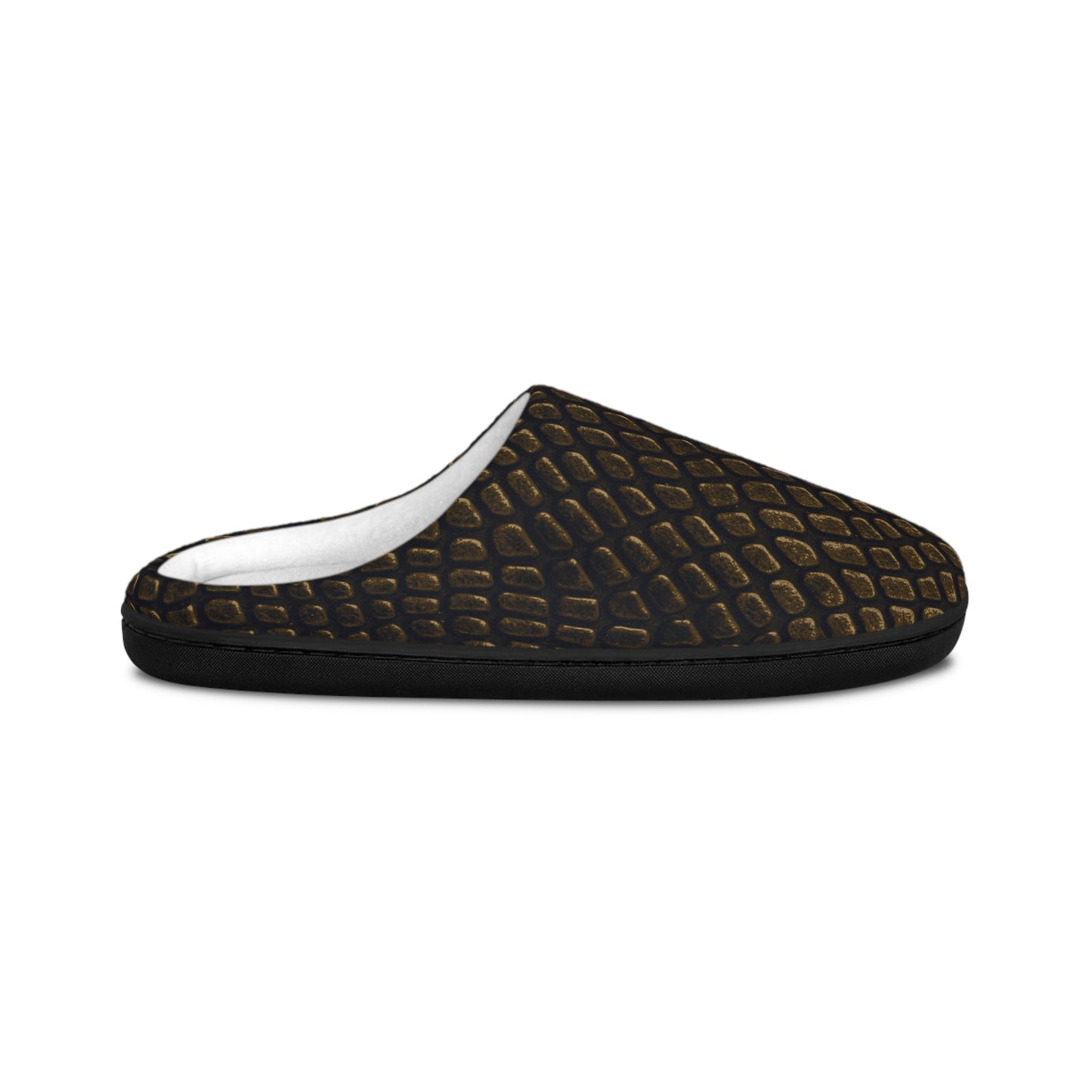 Bronze Crocodile Men's Indoor Slippers