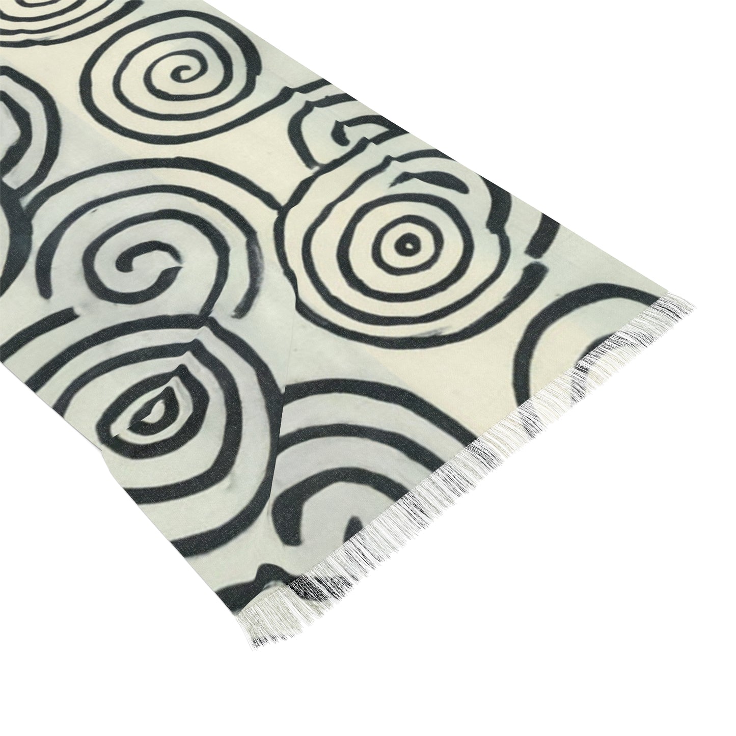 BnW Target Scribbles Light Scarf