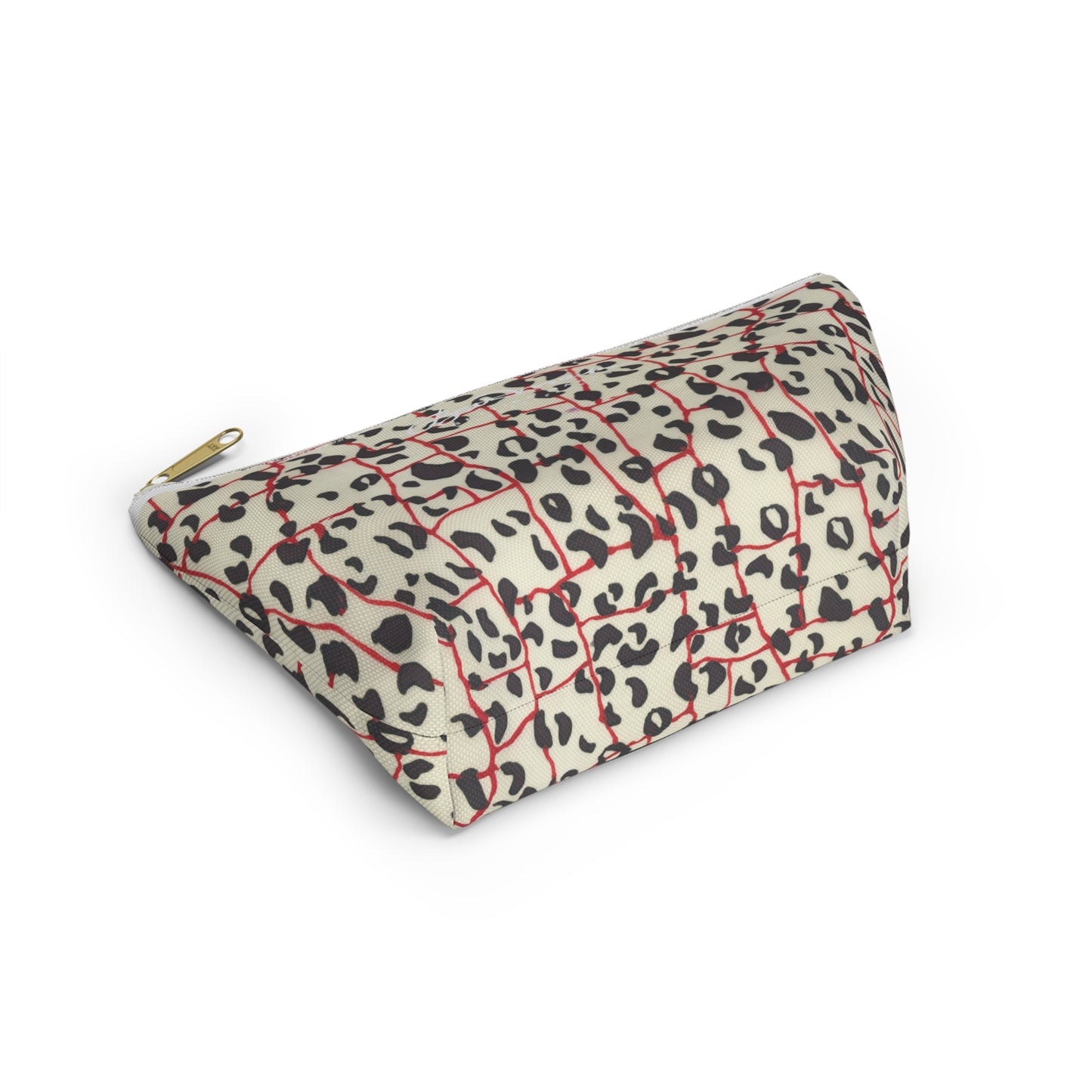 Red Line Leopard Accessory Pouch