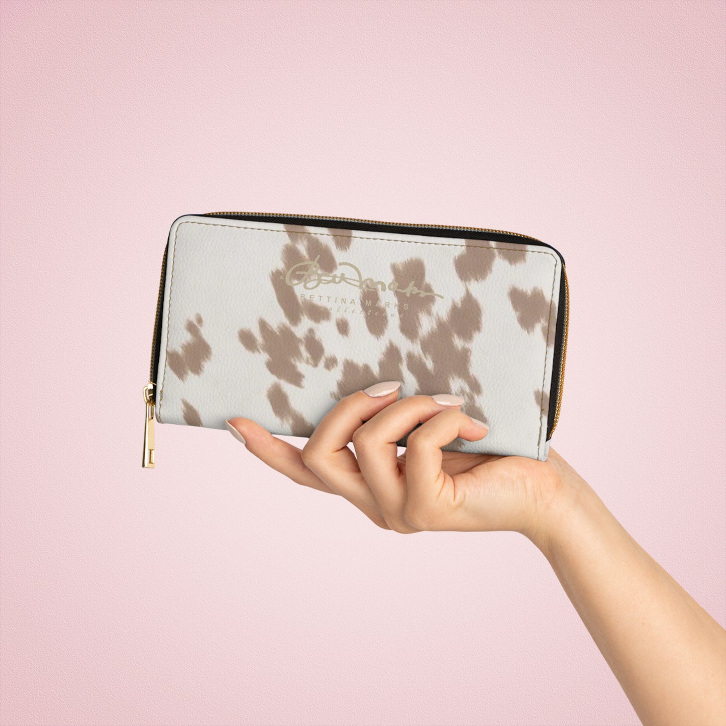Pony Skin Zipper Wallet for Women - Chic and Functional Clutch