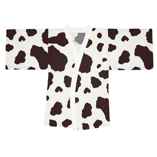 Brown Pony Skin Kimono Robe