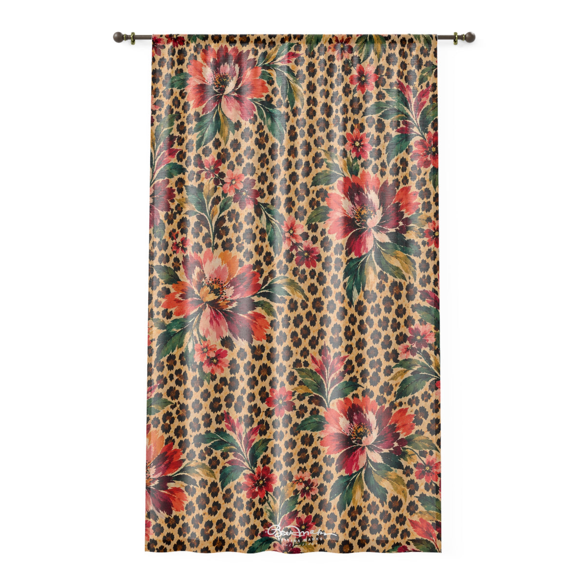 Floral Exotique Window Curtain