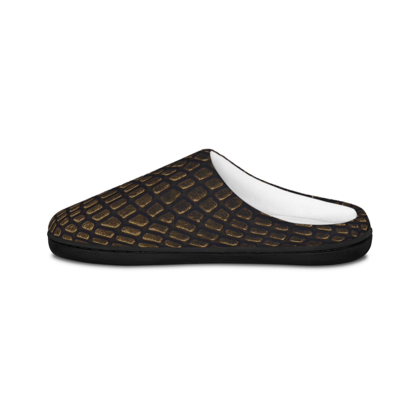 Bronze Crocodile Men's Indoor Slippers
