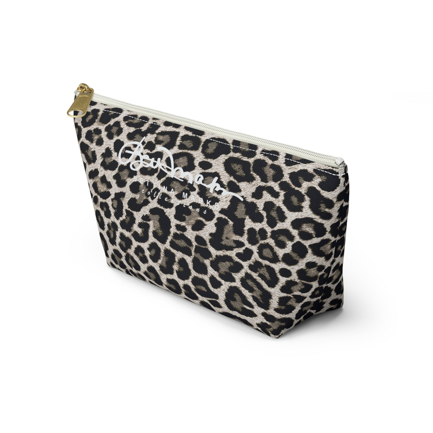 Snow Leopard Accessory Pouch w T-bottom