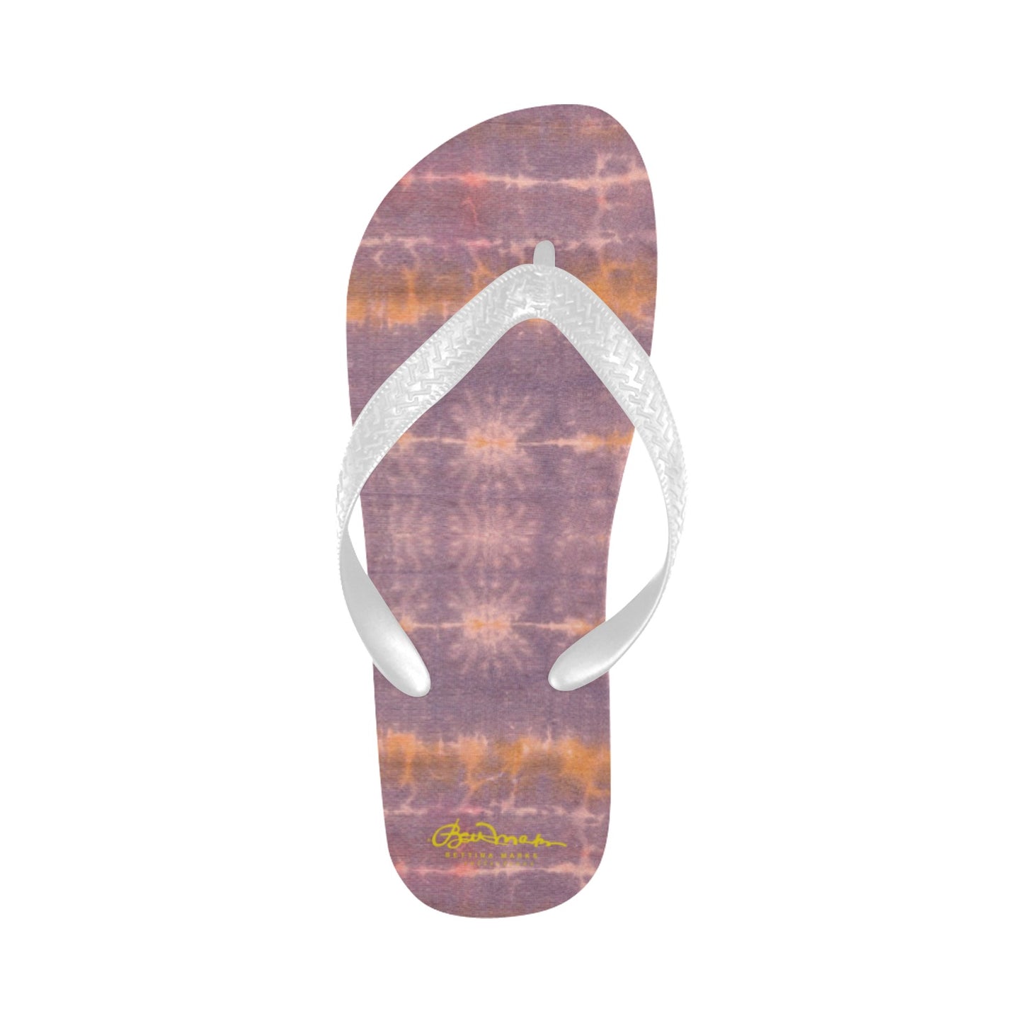 Purple Sunset Tie Dye Flip Flops for Men/Women