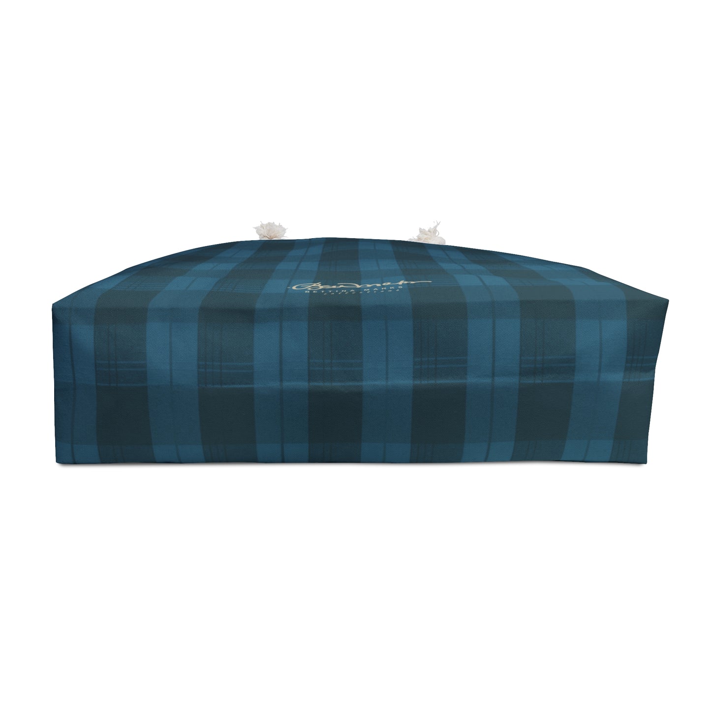 Teal Plaid Weekender Bag