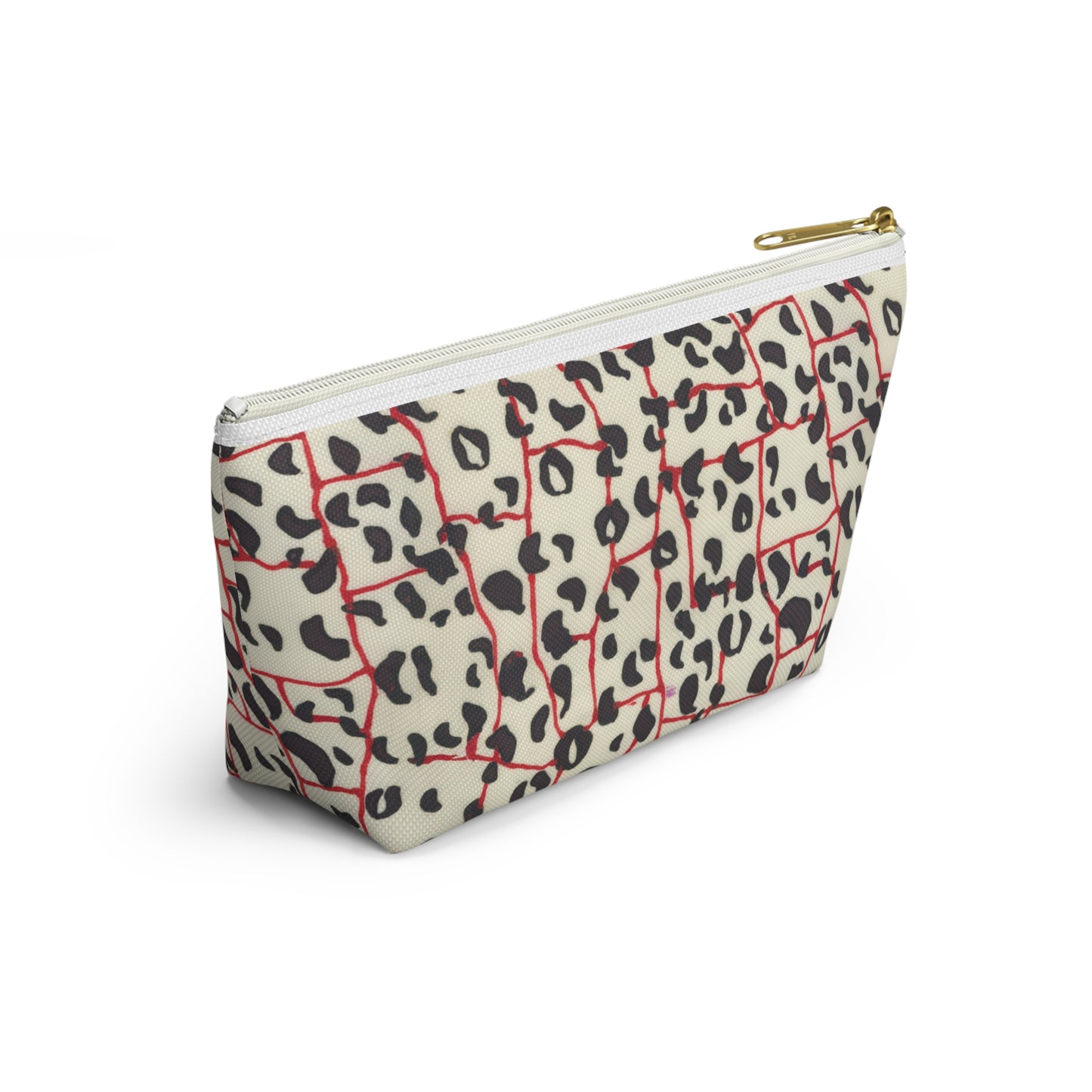 Red Line Leopard Accessory Pouch