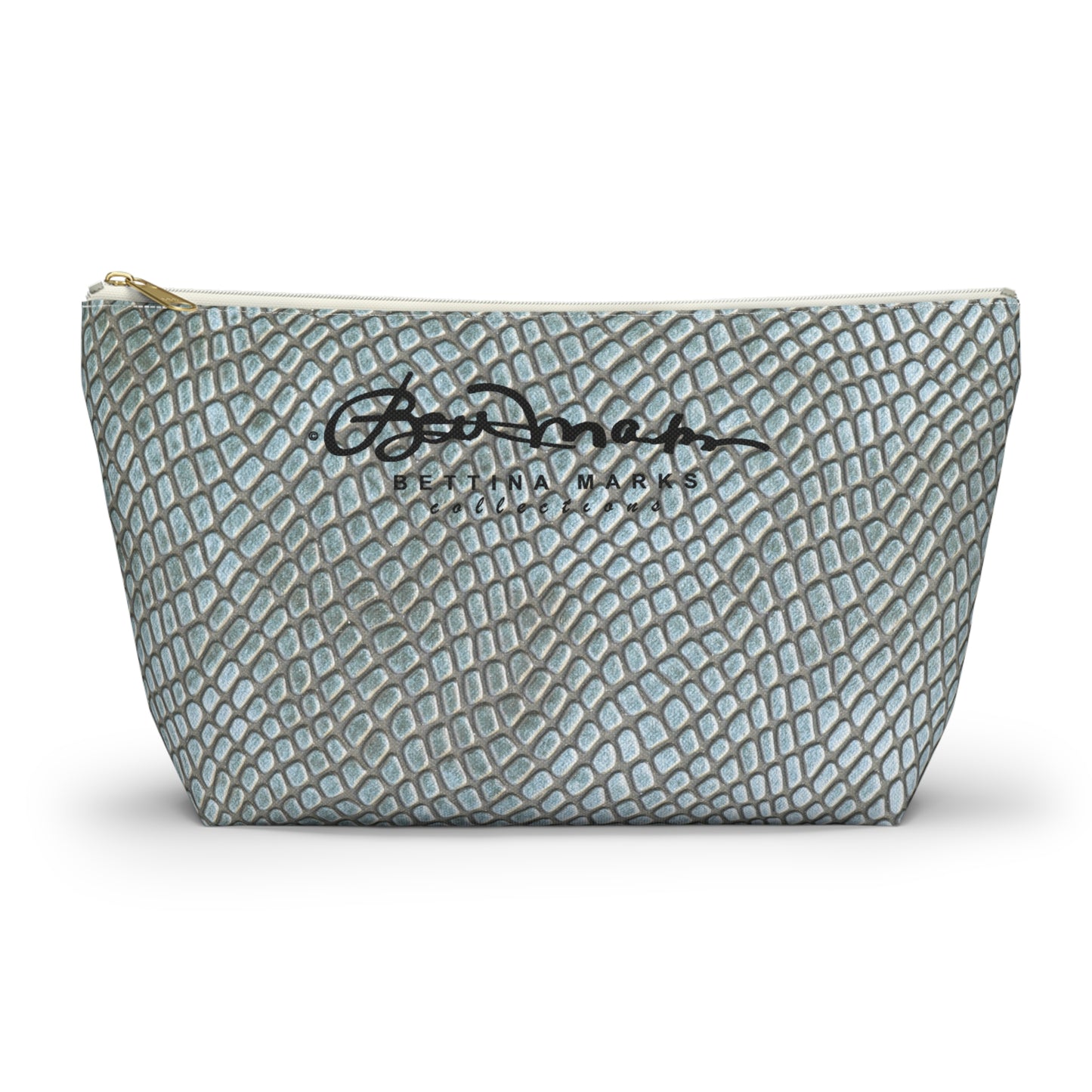 Faded Crocodile Accessory Pouch w T-bottom