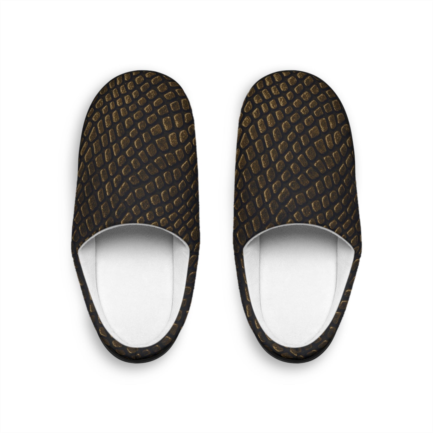 Bronze Crocodile Men's Indoor Slippers