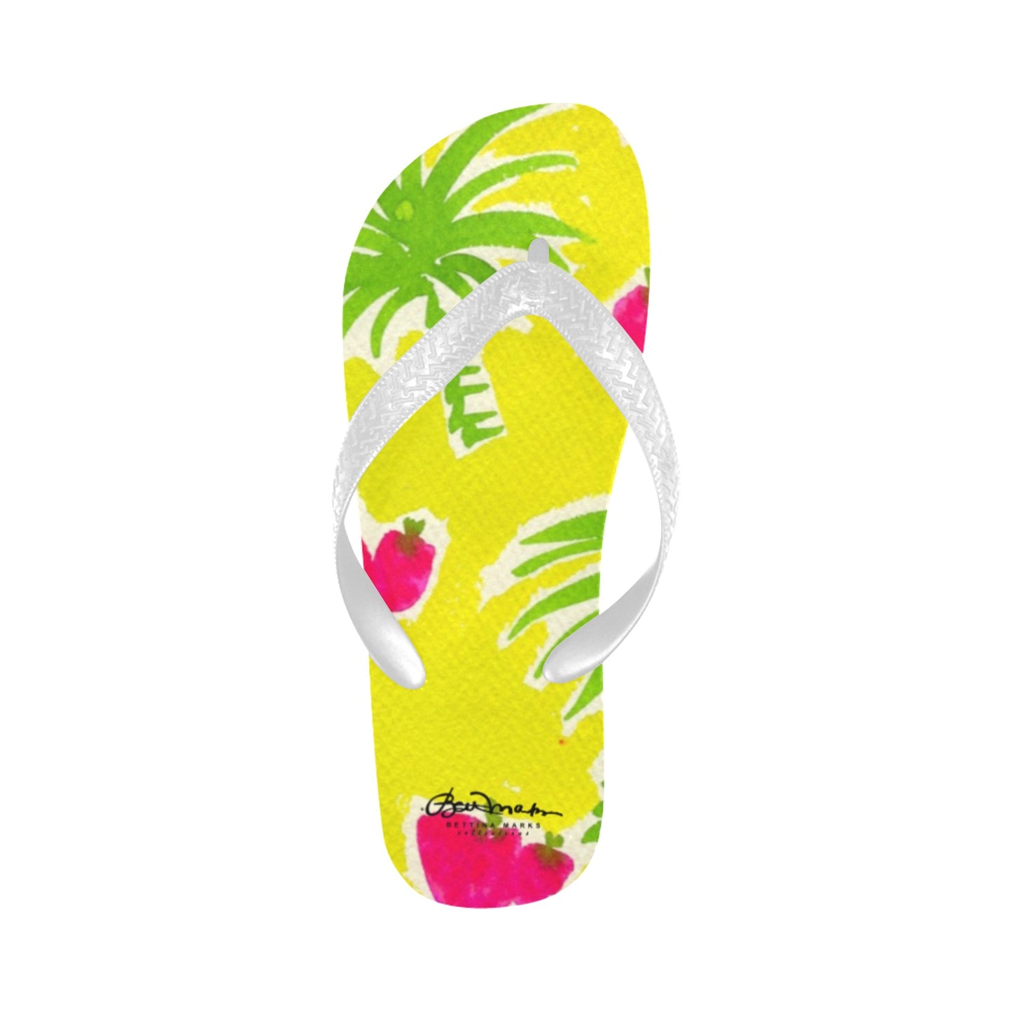 Strawberry Tropic Flip Flops for Men/Women
