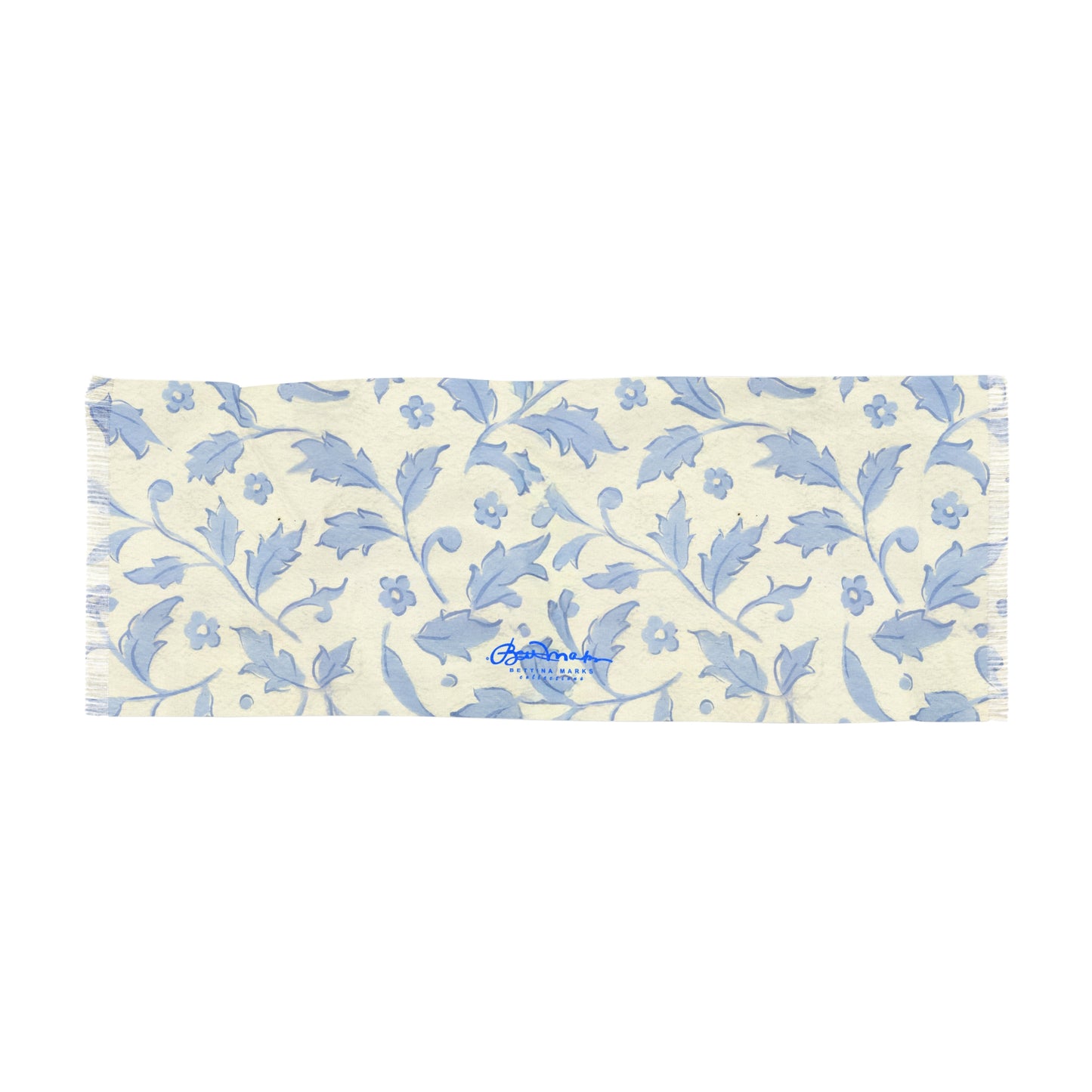 Chinoise Blue Florals Light Scarf