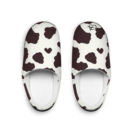 Brown Pony Skin Women's Indoor Slippers