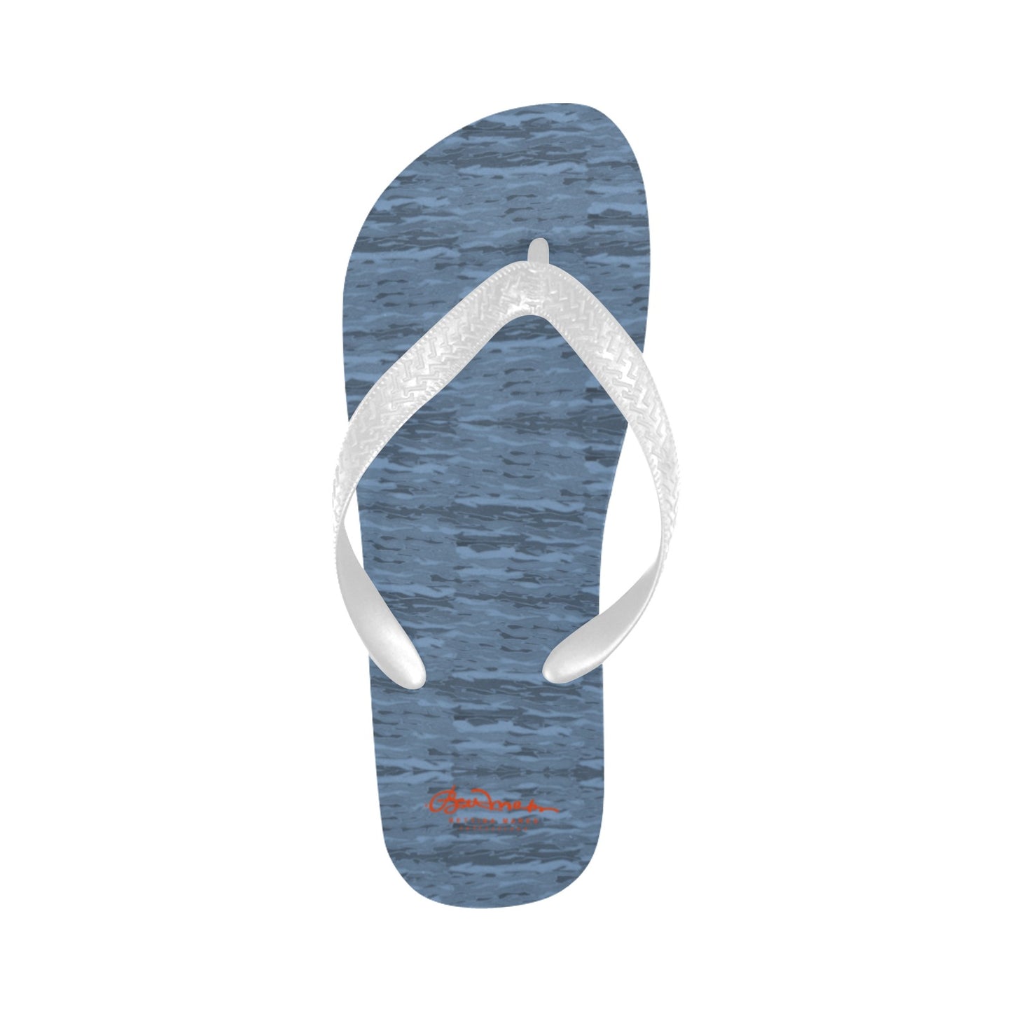 Blue Camouflage Lava Flip Flops for Men/Women