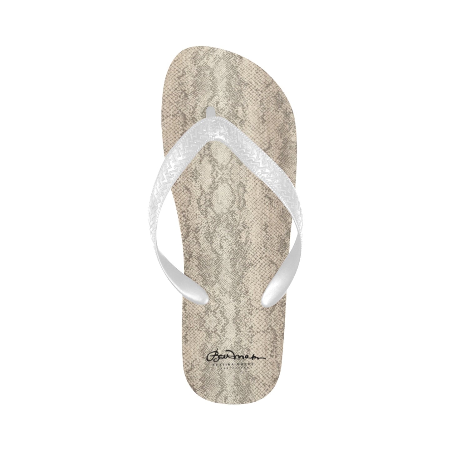Snake Print Flip Flops for Men/Women