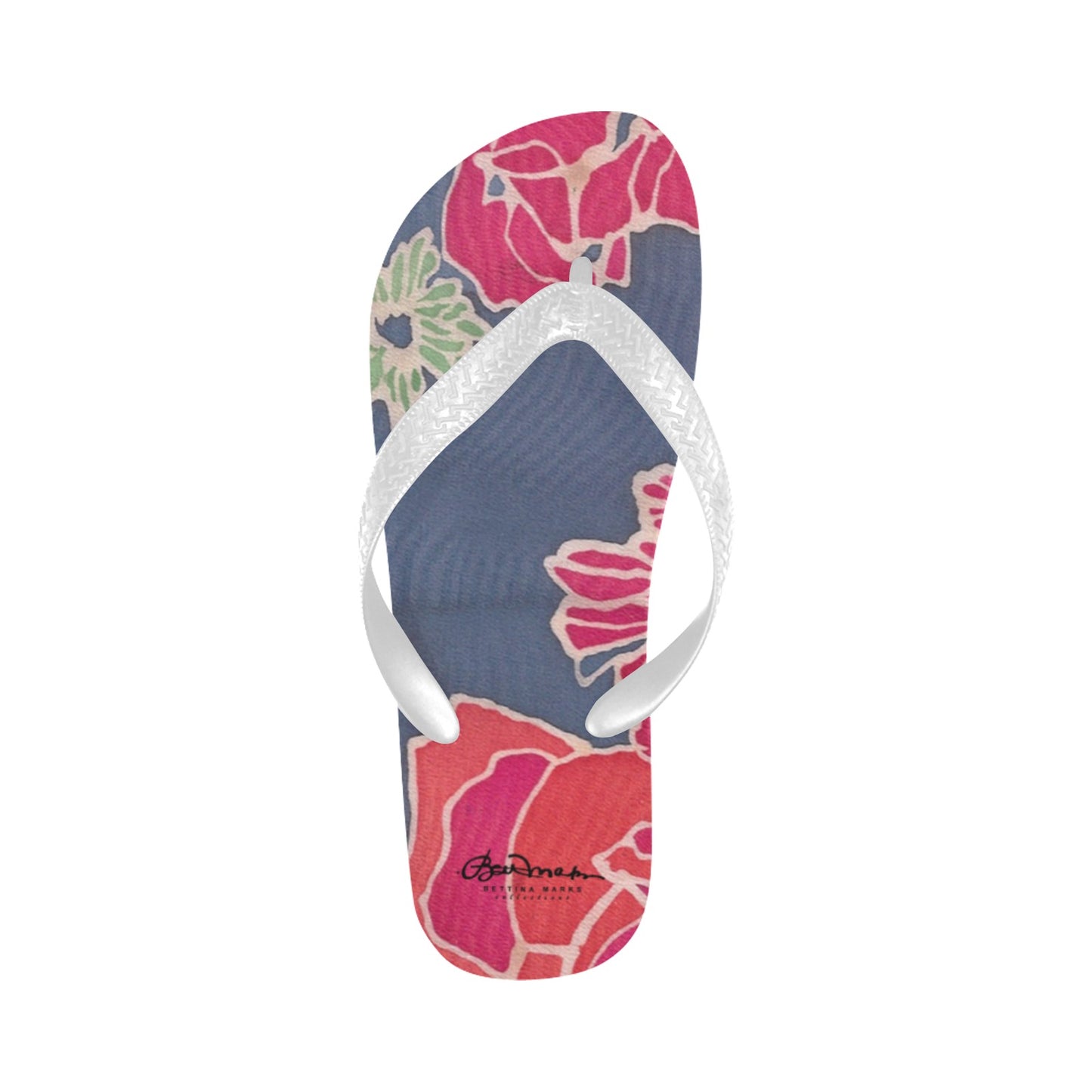 Floral Denim Flip Flops for Men/Women