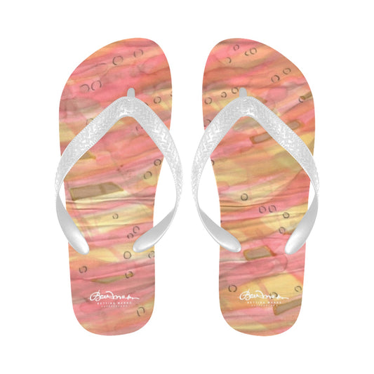 Dreamy Floral Flip Flops for Men/Women