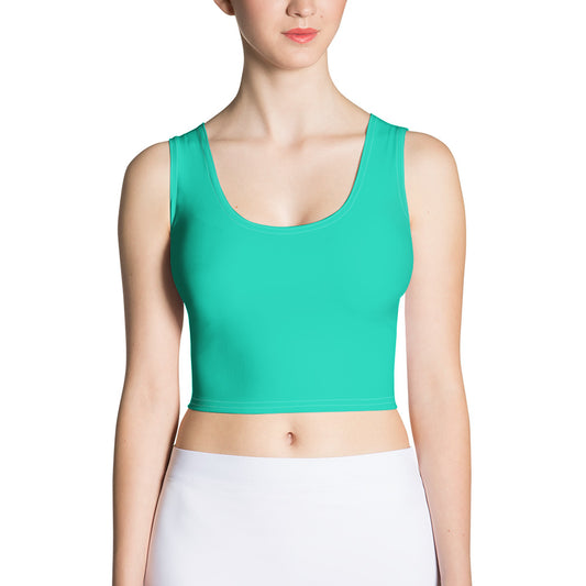 Aegean Blue Crop Top