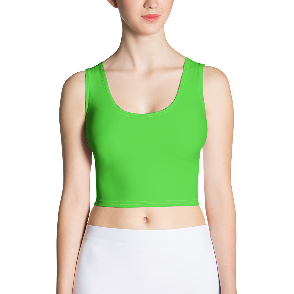 Bright Green Crop Top