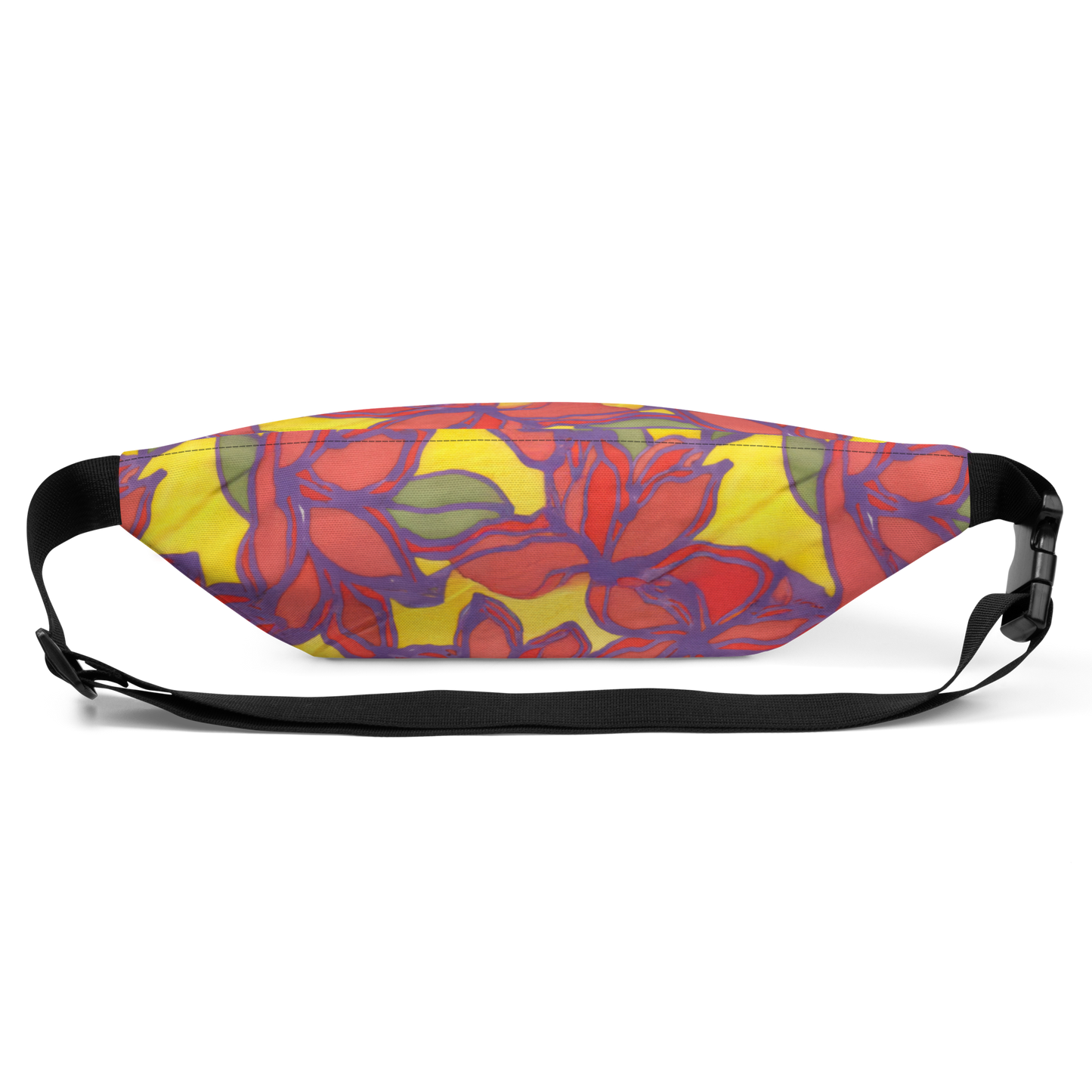 Blue & Orange Floral Fanny Pack