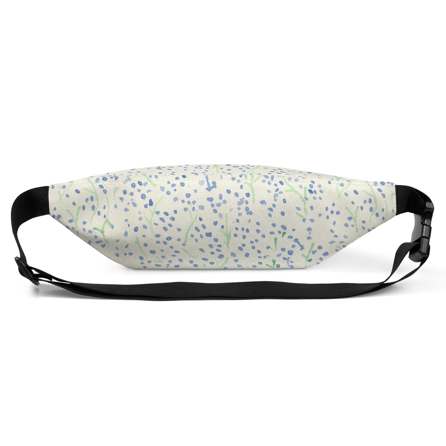 Watercolor Blue Floral Fanny Pack