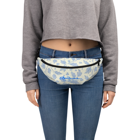 Chinoise Blue Florals Fanny Pack