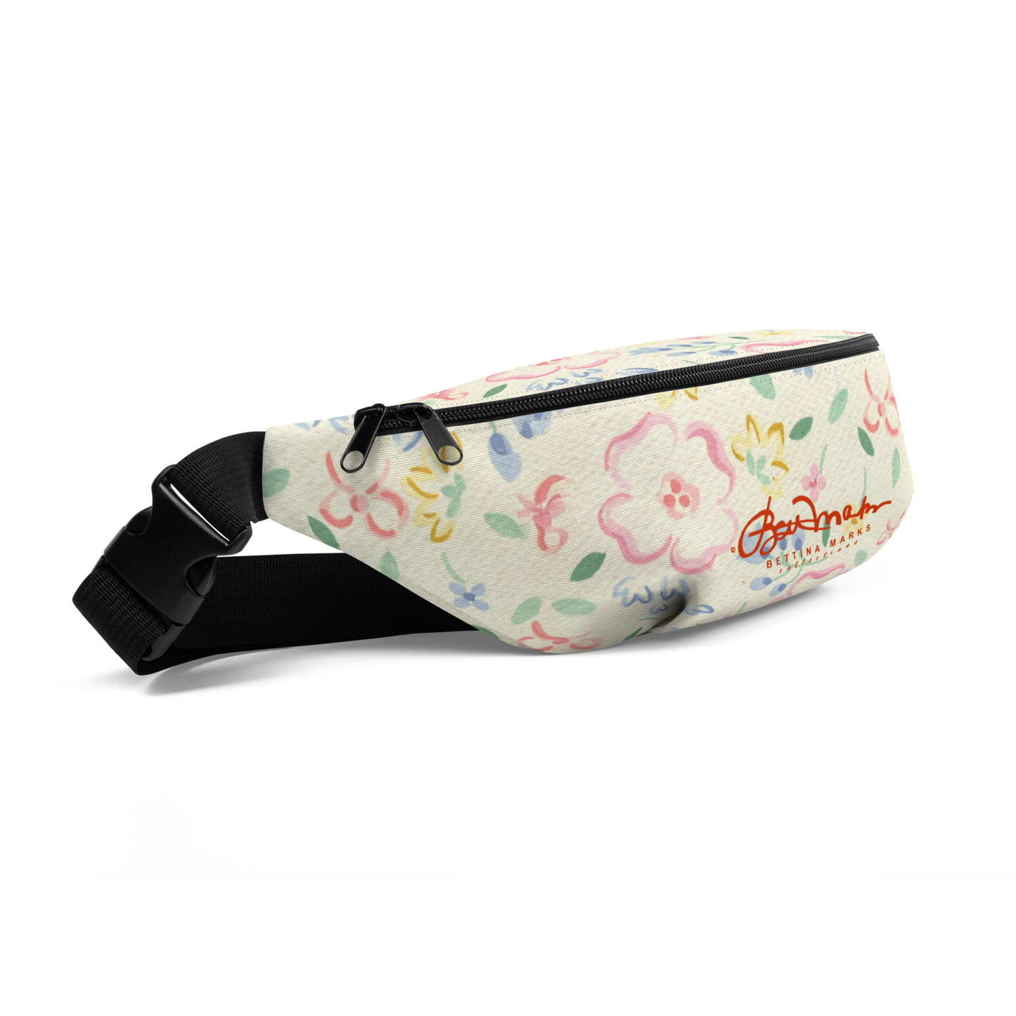 Yellow & Pink Pastel Floral Fanny Pack