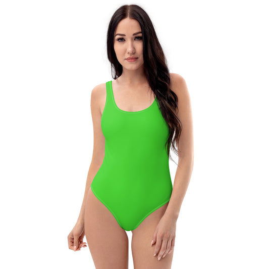 One-Piece Bright Green Swimsuit