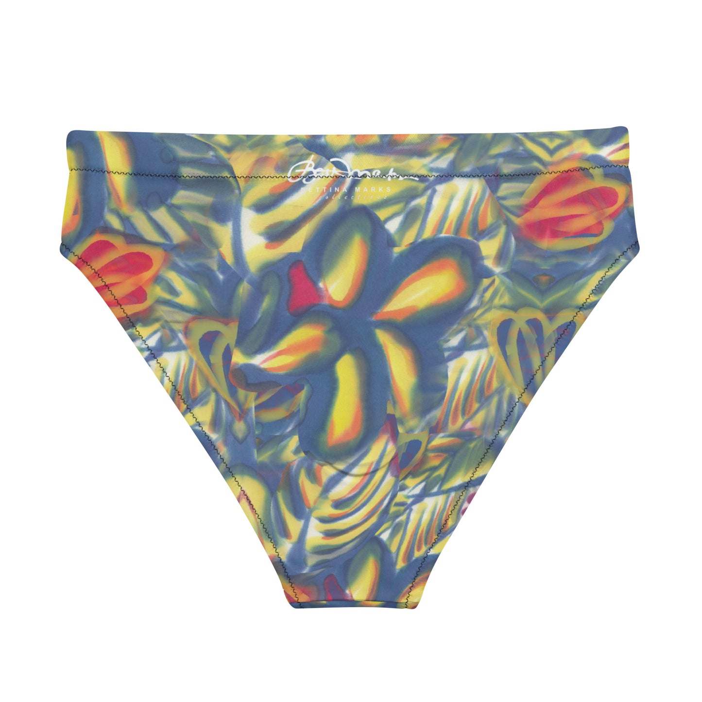 Bora Bora Tropical  Recycled high-waisted bikini bathing suit bottom