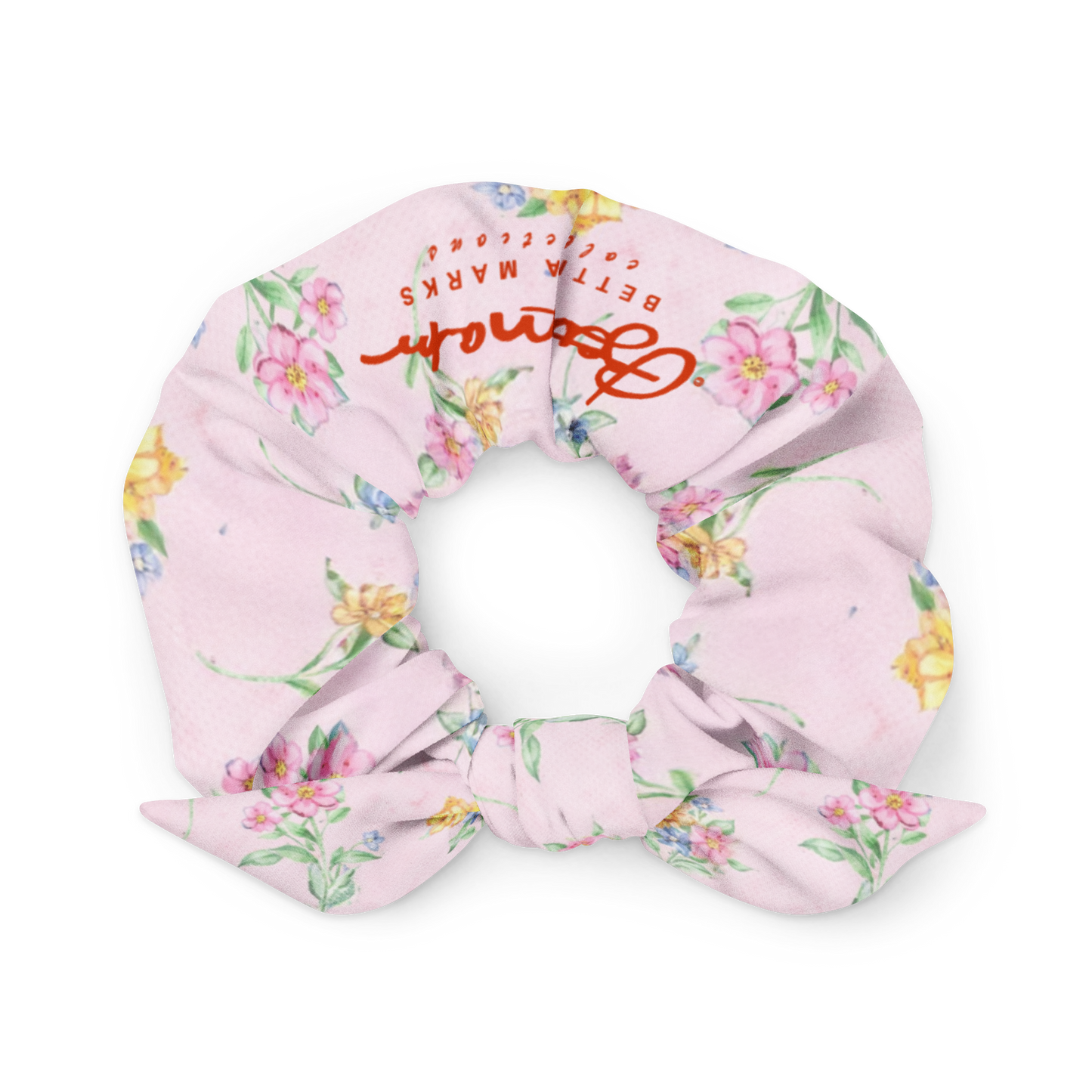 Multi Pink Floral Recycled Scrunchie