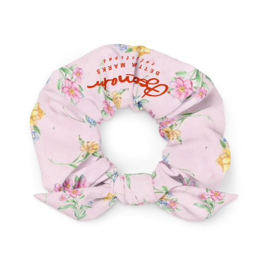 Multi Pink Floral Recycled Scrunchie