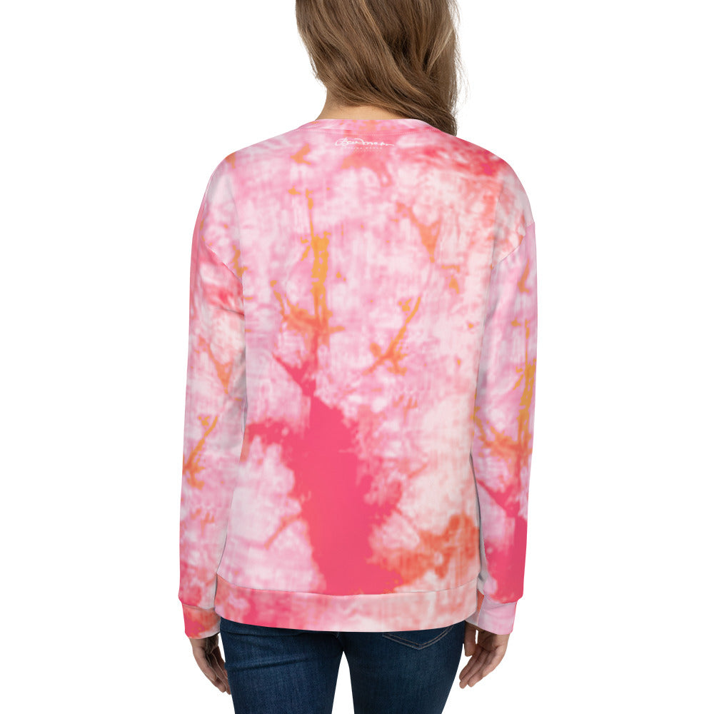 Recycled Unisex Sweatshirt - Fantasia Tie Dye - Women