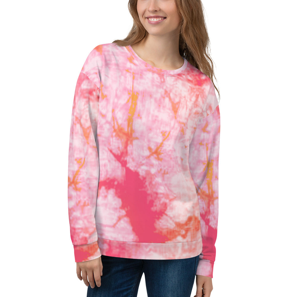 Recycled Unisex Sweatshirt - Fantasia Tie Dye - Women