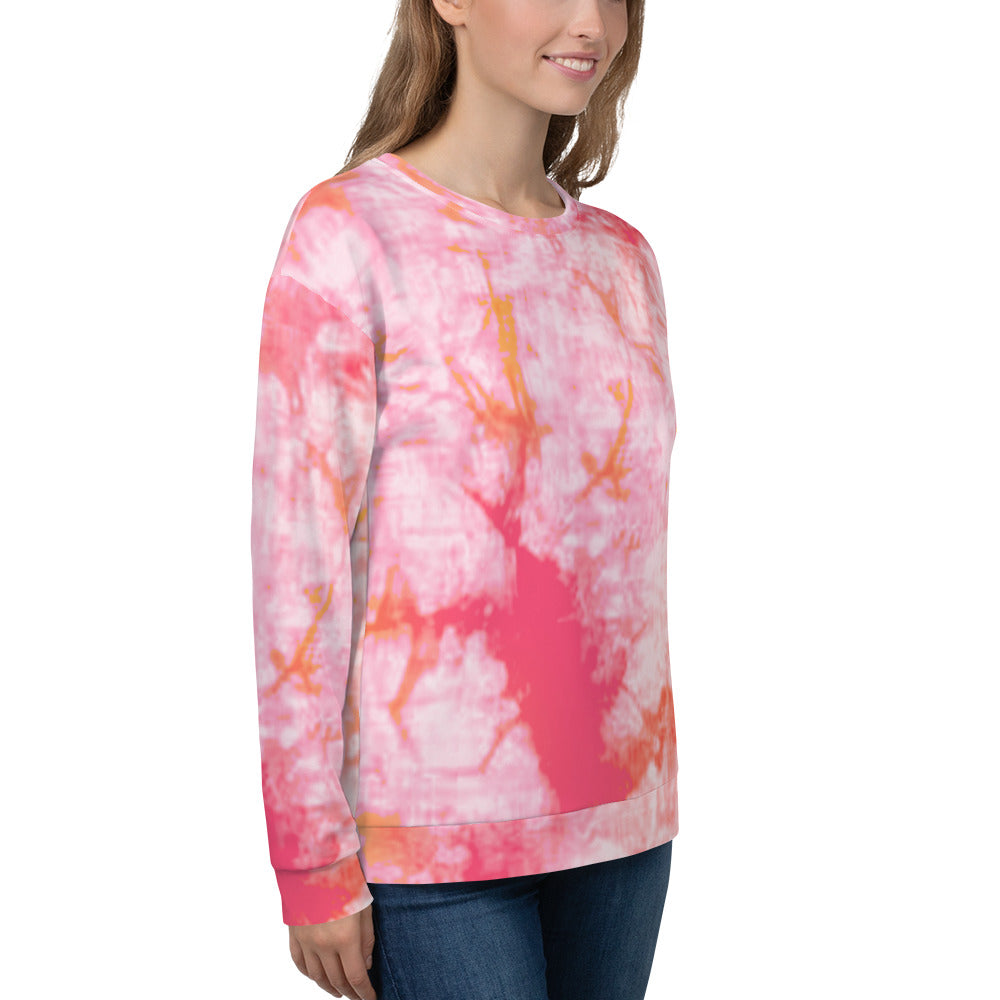 Recycled Unisex Sweatshirt - Fantasia Tie Dye - Women