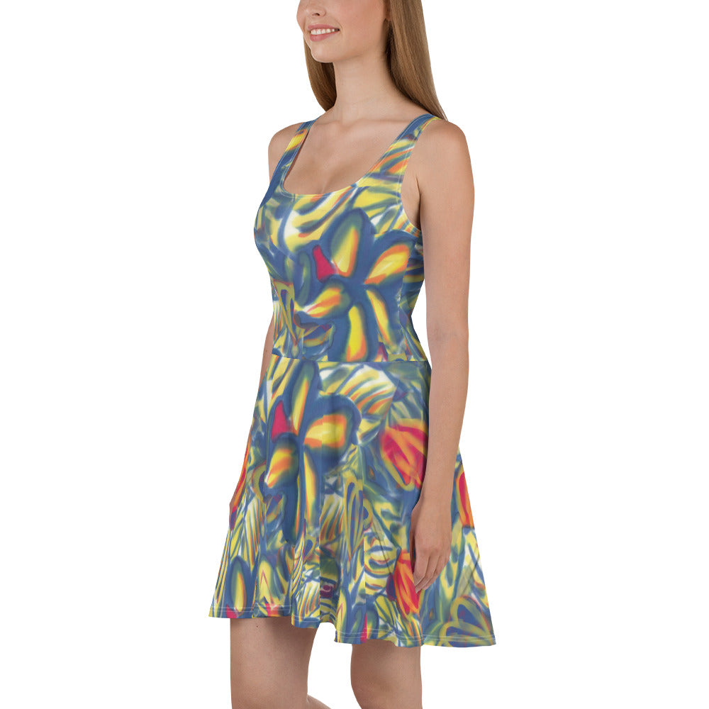 Bora Bora Tropical Skater Dress