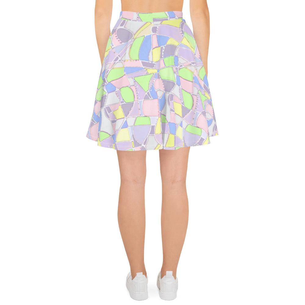 Savannah Swirl Skater Skirt