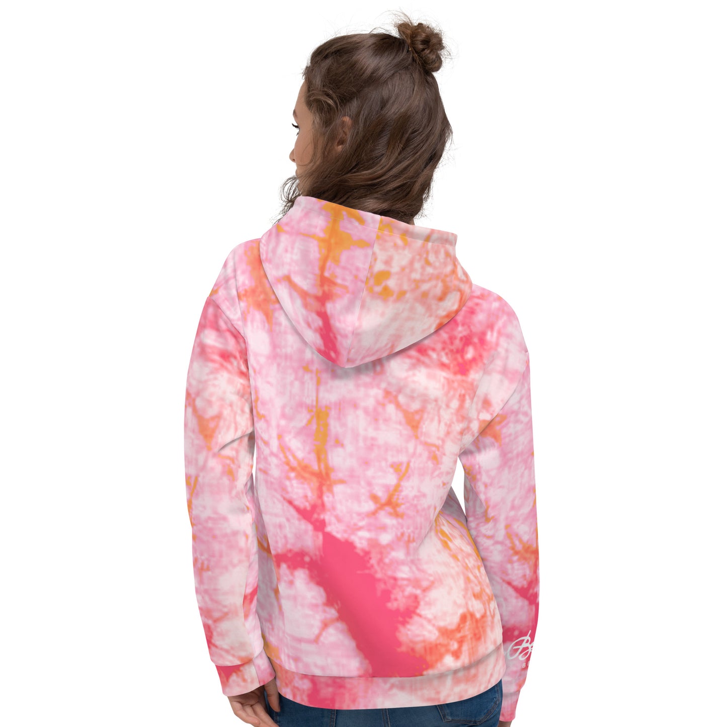 Women Recycled Unisex Hoodie - Fantasia Tie Dye - Women