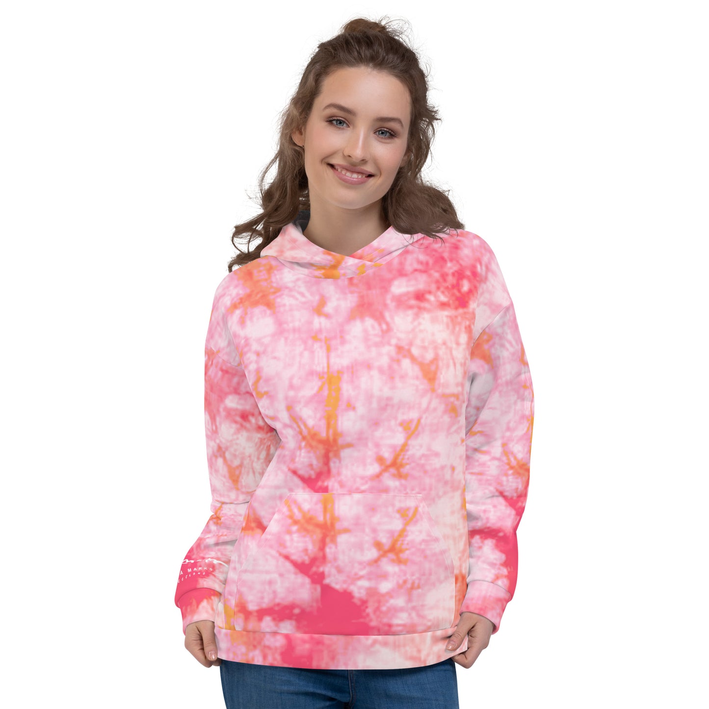 Women Recycled Unisex Hoodie - Fantasia Tie Dye - Women