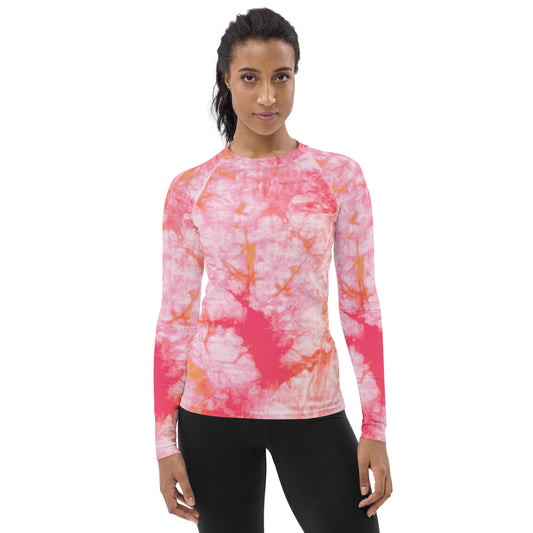 Fantasia Tie Dye Long Sleeve Tops