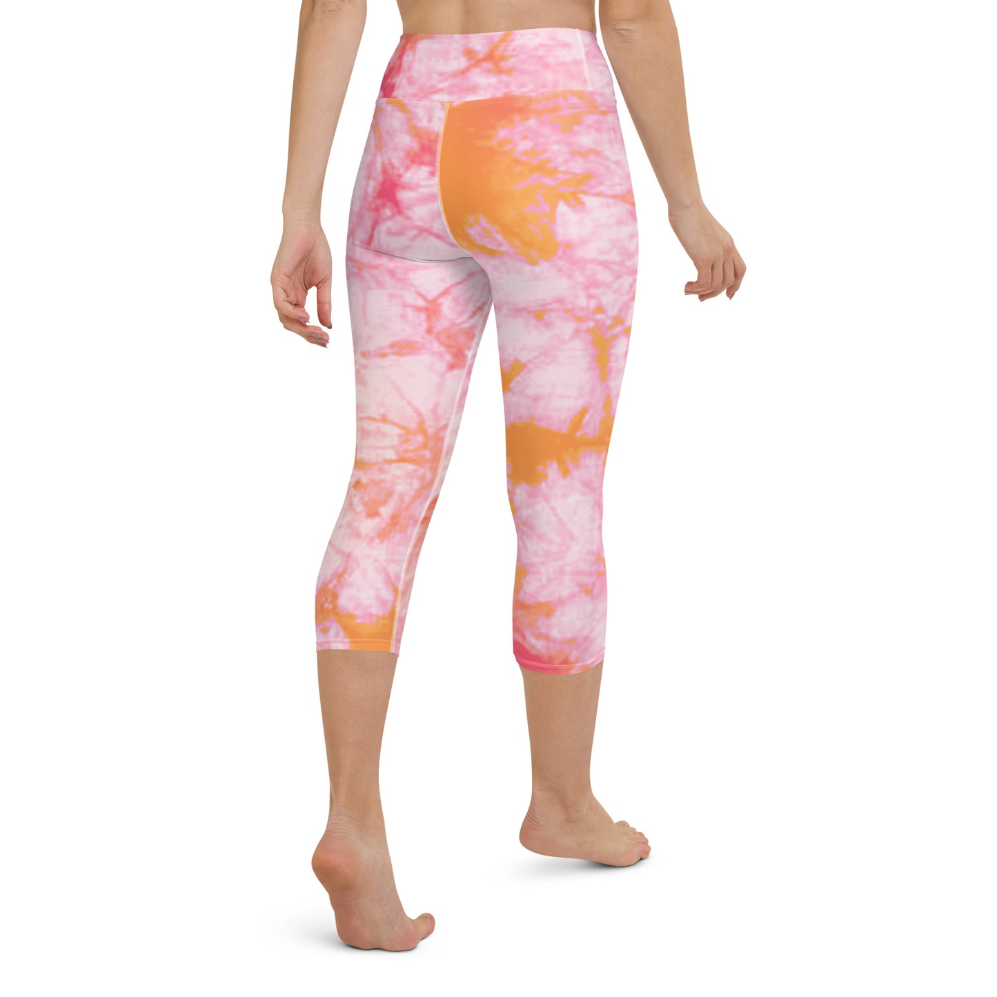 Fantasia Tie Dye Yoga Capri Leggings