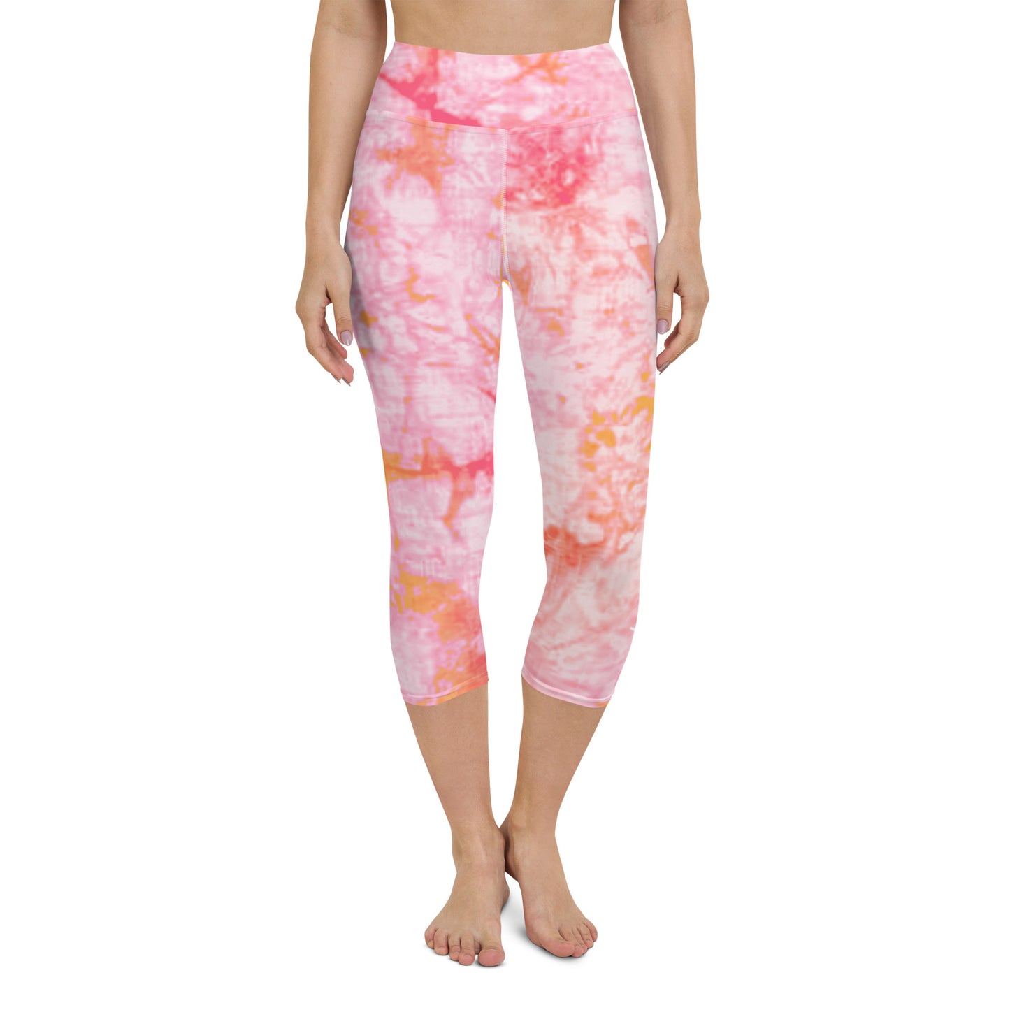 Fantasia Tie Dye Yoga Capri Leggings