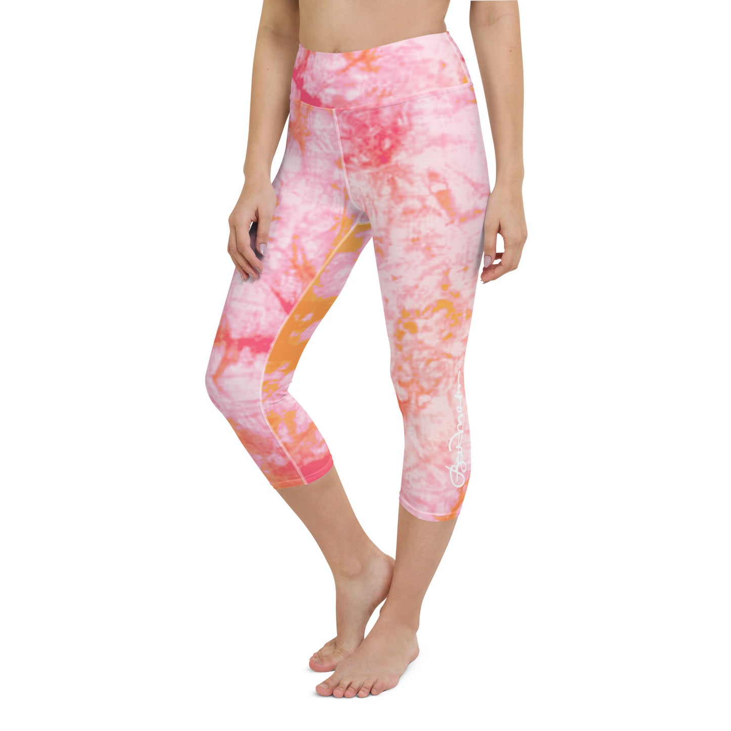 Fantasia Tie Dye Yoga Capri Leggings